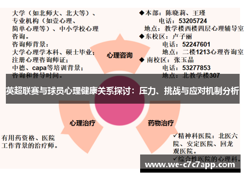英超联赛与球员心理健康关系探讨：压力、挑战与应对机制分析